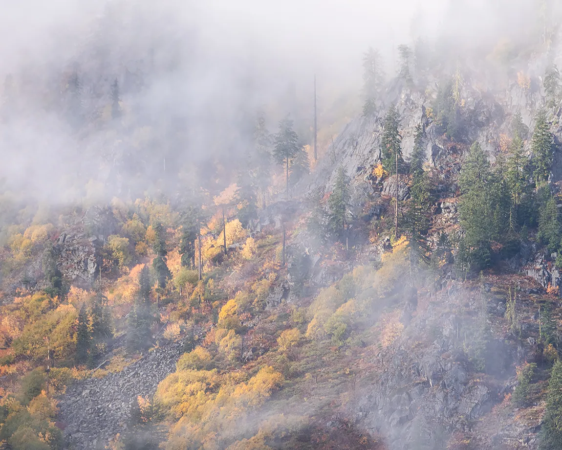 October Veil, Leavenworth, Washington, USA