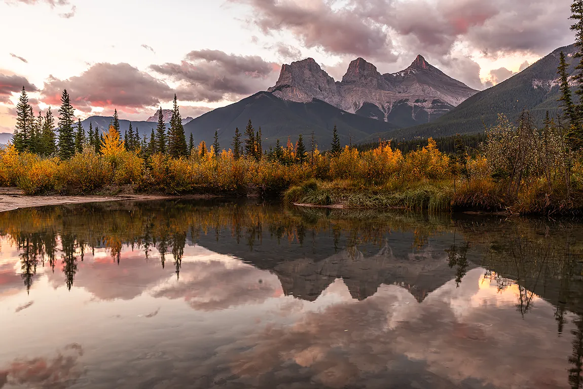 Three Sisters, Canmore, Alberta, Canada