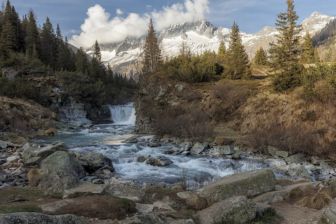Water And Peaks, Val di Fumo, Trentino Alto Adige, Italy