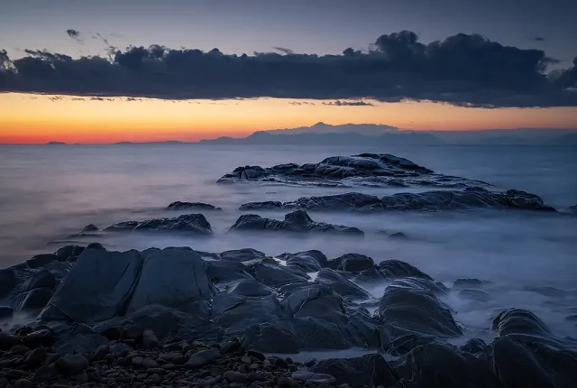 After Sunset, Agropoli, Cilento Coast, Italy