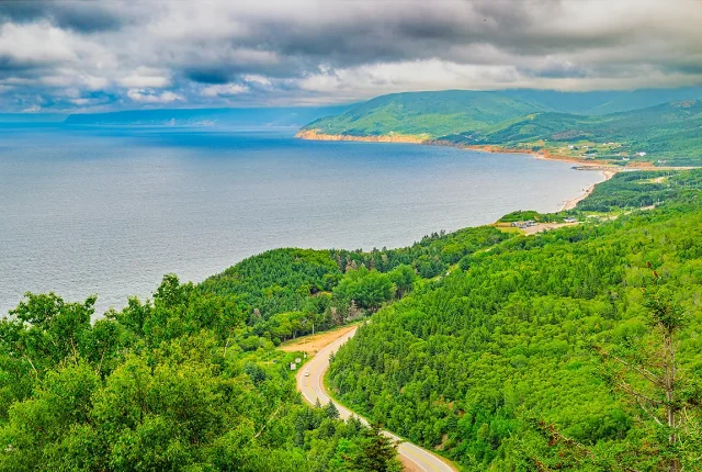 Amazing Coastline, Cabot Trail, Nova Scotia, Canada copy
