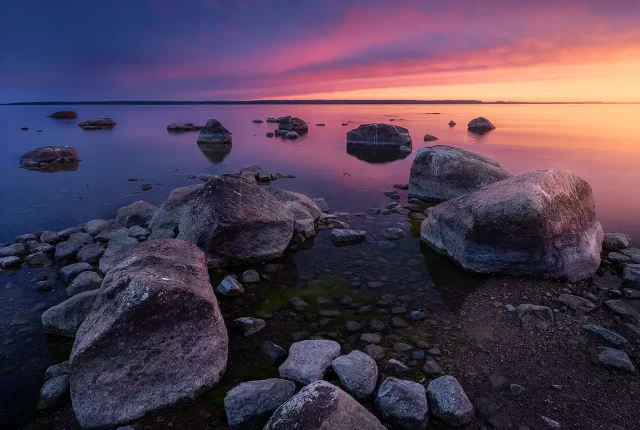 Baltic Sea Late Evening, Loviisa, Finland