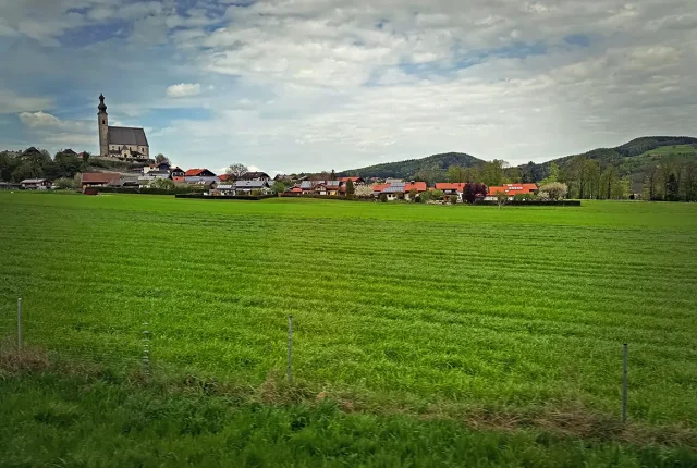 Bavarian landscape, anger, germany