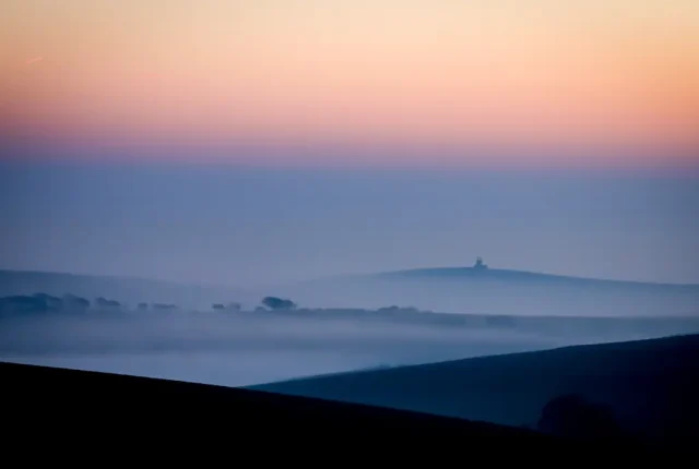 Belle Tout From Warren Hill, Eastbourne, South Downs, Sussex, England
