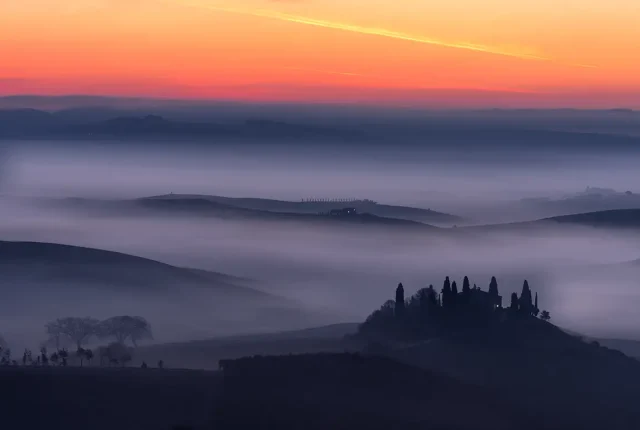 Belvedere, san quirico d'orcia, tuscany, italy