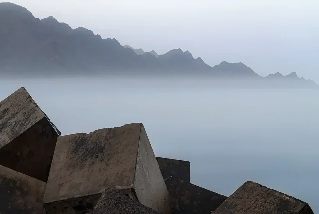 Berth breakwater, puerto de las nieves, gran canaria, spain