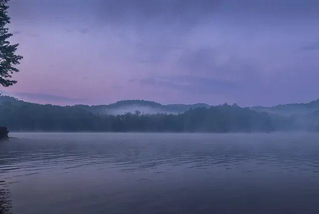 Blue Hour, Lake Serene, Adirondack Mountains, New York, USA