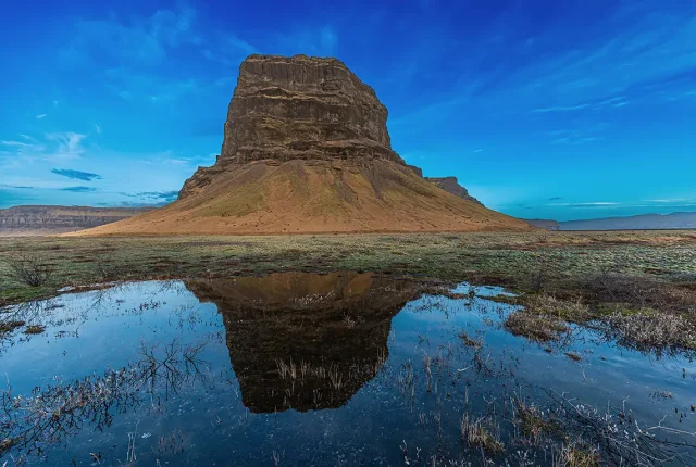 Blue Reflection, Lomagnupur, Ringroad, Iceland