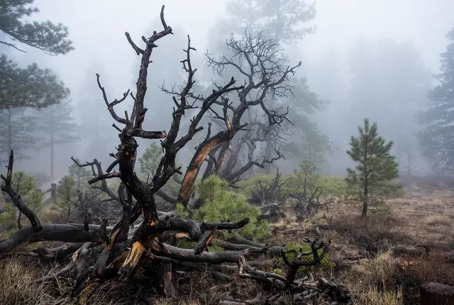 Burnt Tree, Bryce Canyon National Park, Utah, USA