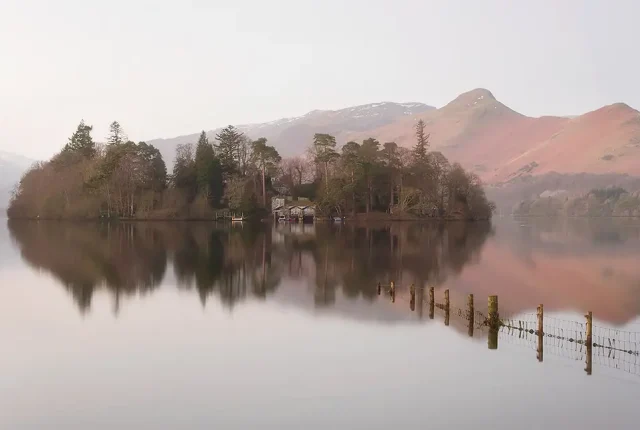 Buttermere autumn tranquility, keswick, cumbria, england