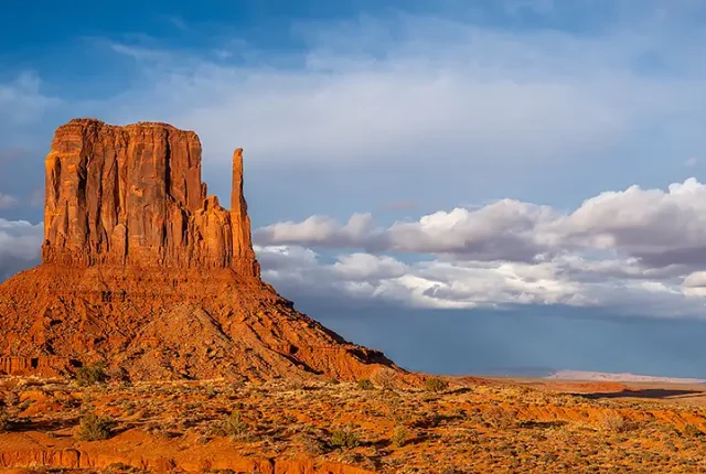 Clearing Storm At Monument Valley, Navajo County, Arizona, USA