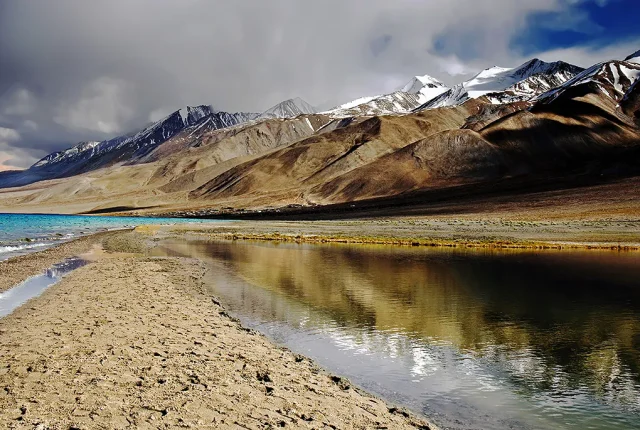 Converging Lines, Pangong Lake, Ladakh, India copy