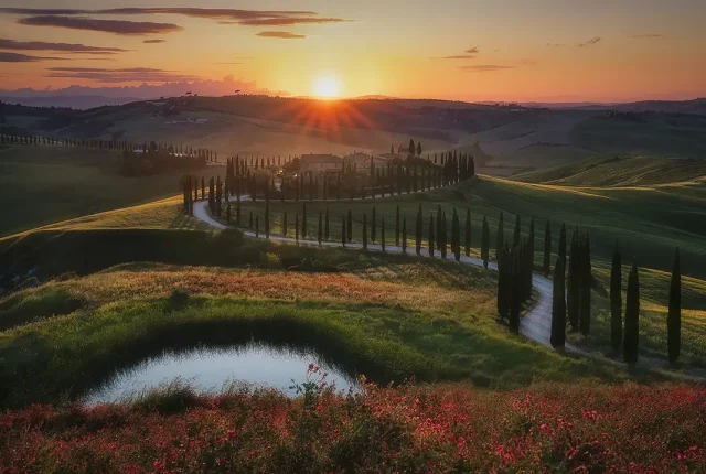 Countryside Beauty, Crete Senesi, Tuscany, Italy