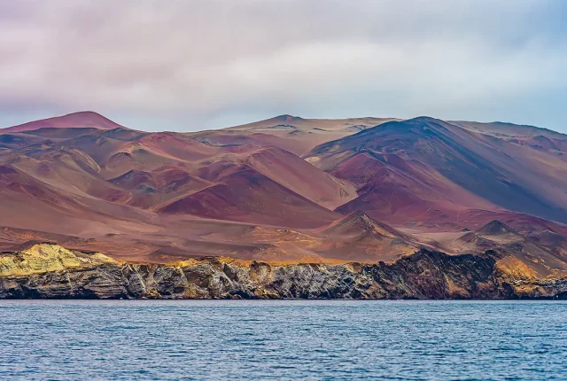 Dark Color Hills, Pisco, Peru