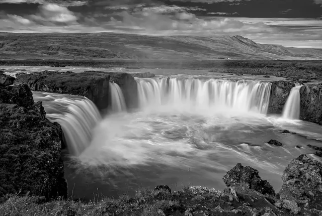 Daytime at gullfoss, reykholt, iceland