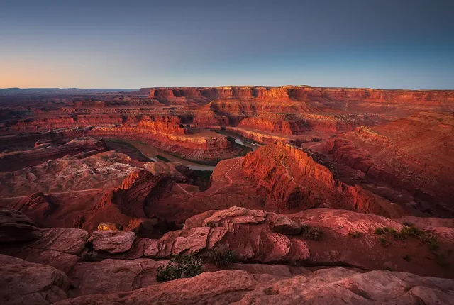 Dead horse point sunrise, utah, usa