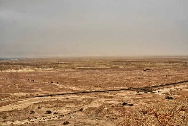 Desert Road, Arava Desert, Israel