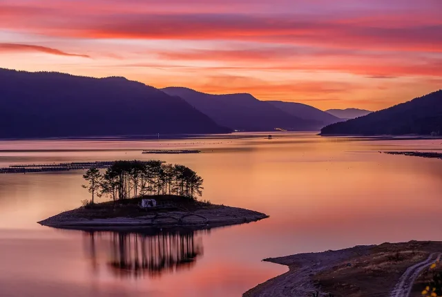 Dospat Dam, Rhodope Mountain, Bulgaria