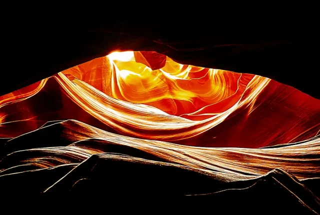 Dragon's Eye, Upper Antelope Canyon, Page, Arizona, USA
