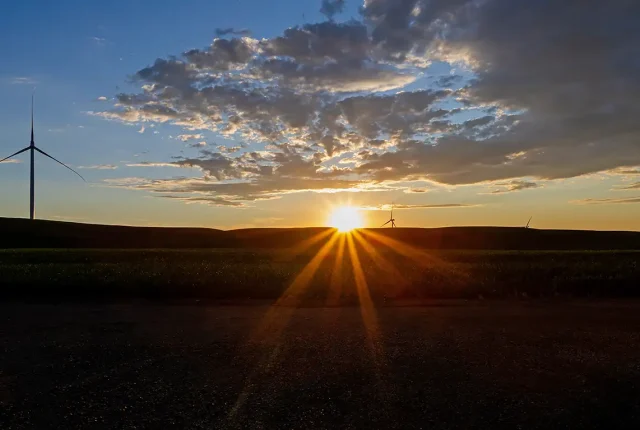 Drumheller Sunset, Alberta, Canada