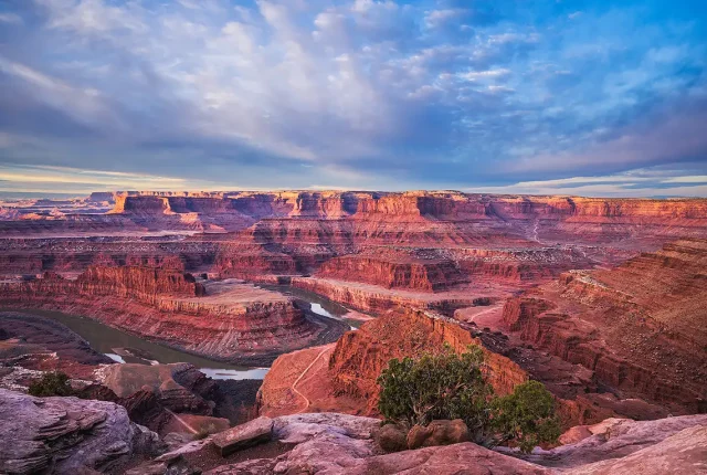 First Light At Dead Horse Point, San Juan County, Utah, USA