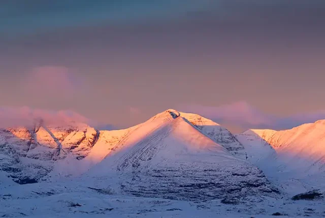 First Light On An Teallach, Wester Ross, Scotland