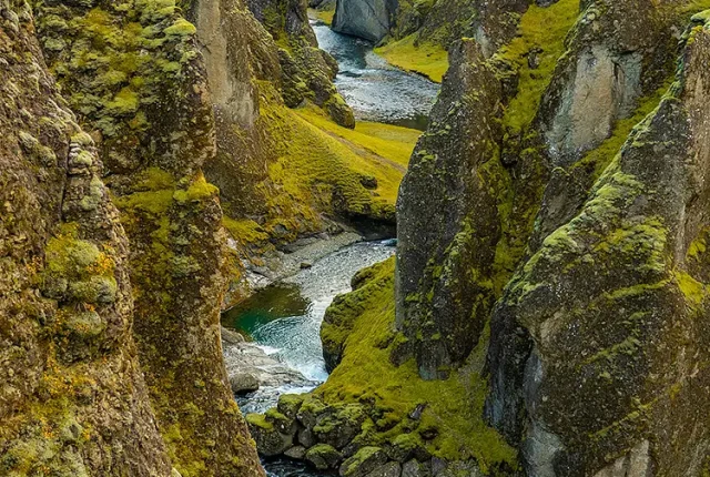 Fjadrargljufur Canyon, Kirkjubaejarklaustur, Sudurland, Iceland