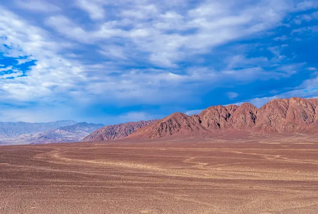 Flat Desert, Nazca, Peru