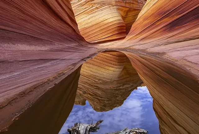 Floating On The Wave, Marble Canyon, Arizona, USA