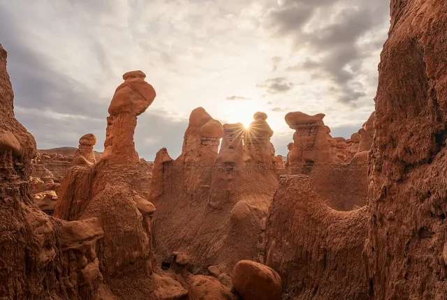 Goblin Valley Sunset, Utah, USA