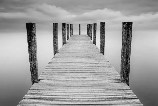 Hawes End Jetty, Derwent Water, Lake District NP, England copy