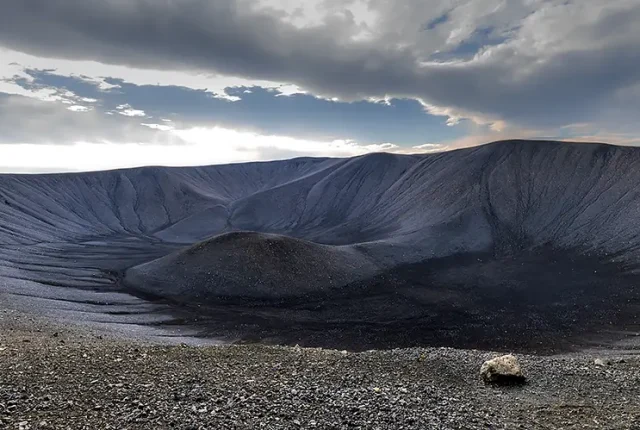Hverfjall Volcano Crater, Myvatn, North Iceland