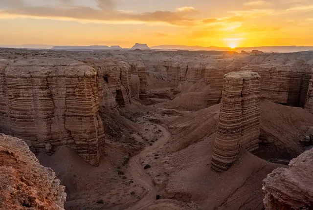 Incredible Utah Badlands Near Hanksville, USA