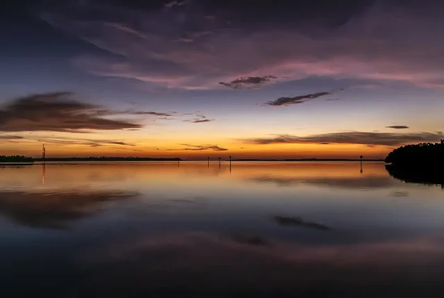 Last Light At Fort DeSoto, Florida, USA