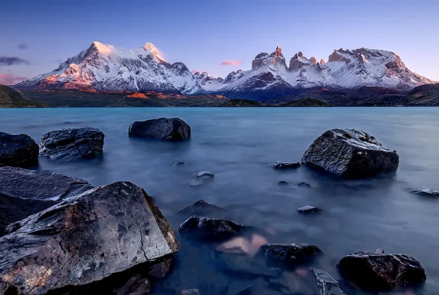 Los cuernos del paine, torres del paine national park, chile