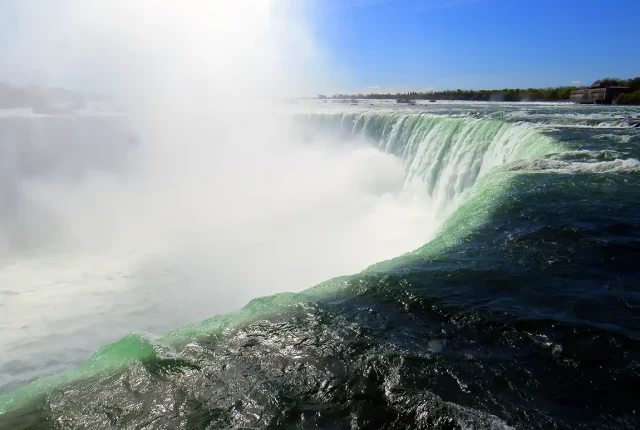 Majestic cascading power, niagara falls, ontario, canada