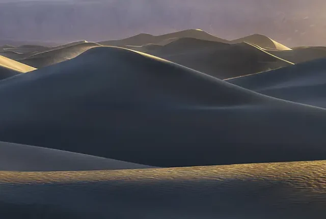 Mesquite Dunes Dawn, Death Valley, California, USA