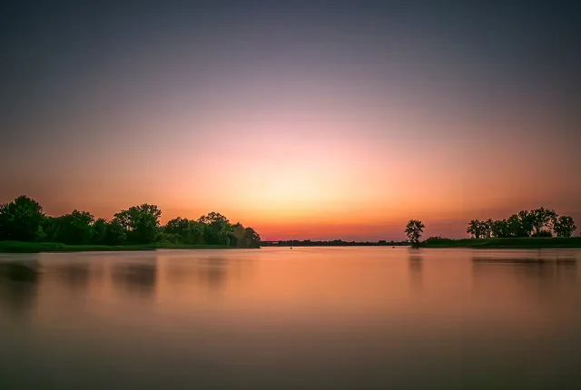 Moment Of Peace, La Coulee Grou Beach, Montreal, Quebec, Canada