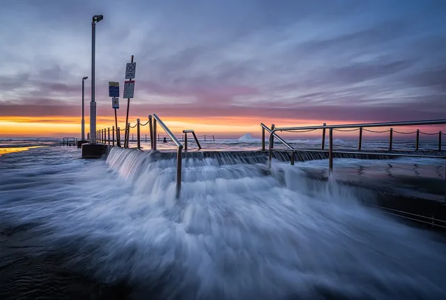 Mona vale rockpool, nsw, australia