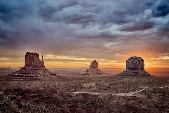 Monument Valley Icons, Navajo County, Arizona, USA