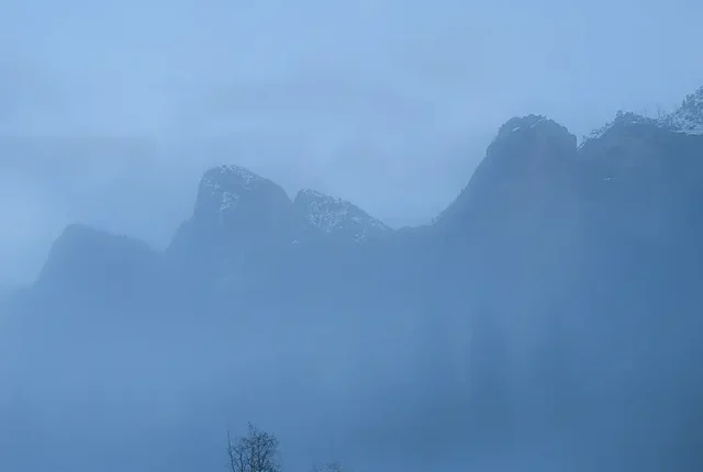 Moonlit morning, yosemite national park, ca, usa