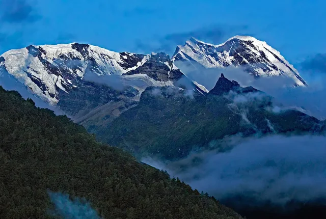 Mount everest backyard, gyirong county, tibet