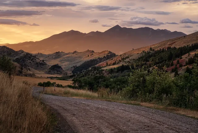 Mountain mornings, livingston, park county, montana, usa