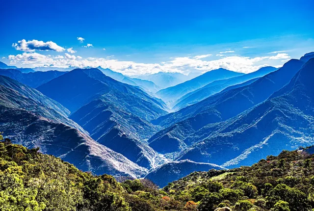 Mountain Playground, Yolosa, Yungas, Andes' Cordillera, Bolivia