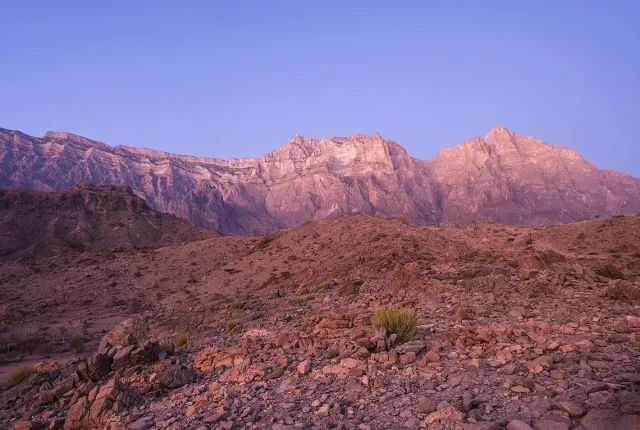 North Face Of Jebel Shams At Sunrise, Wadi Sahtan, Oman