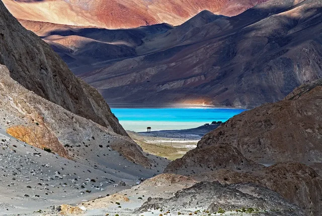 Pangong lake, ladakh, india