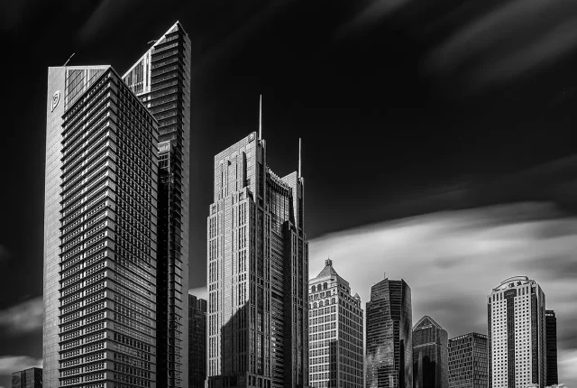 Pudong district skyscrapers, shanghai, china