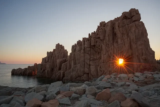 Red Rocks At Sunrise, Arbatax, Nuoro, Sardinia, Italy