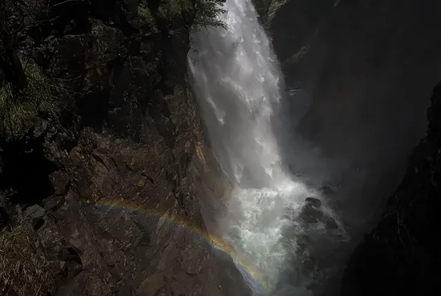 Riva waterfall, trentino, alto adige, italy