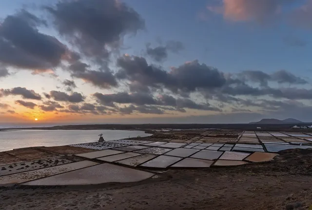 Salinas de Janubio Sunset, Lanzarote, Spain